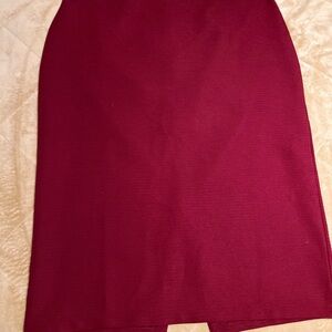 Red Pencil Skirt